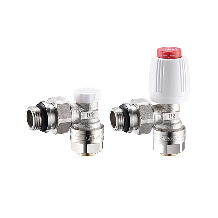 ALG-321手动角式温控阀-进回水卡压